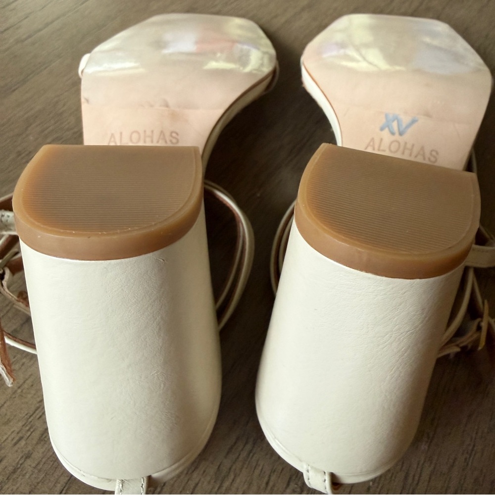 Alohas Manhattan Sandal in Cream EU 40, US 9 New without box - Picture 10 of 10